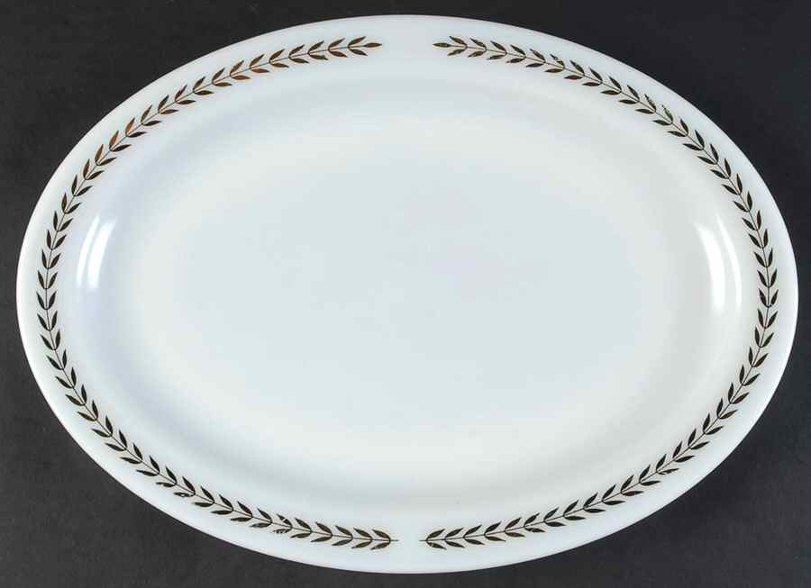 COR213 12" Oval Serving Platter by Corning Corelle-1
