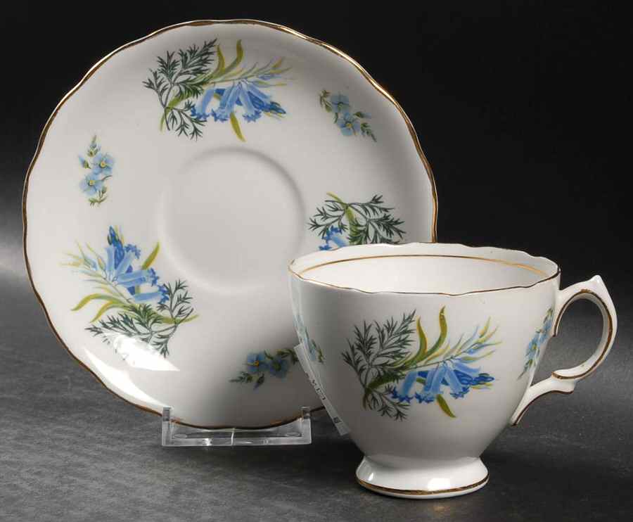 5084 Footed Cup & Saucer Set by Colclough-1