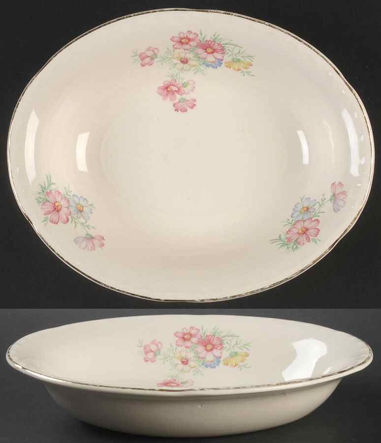 CRO375 9" Oval Vegetable Bowl by Crooksville-1