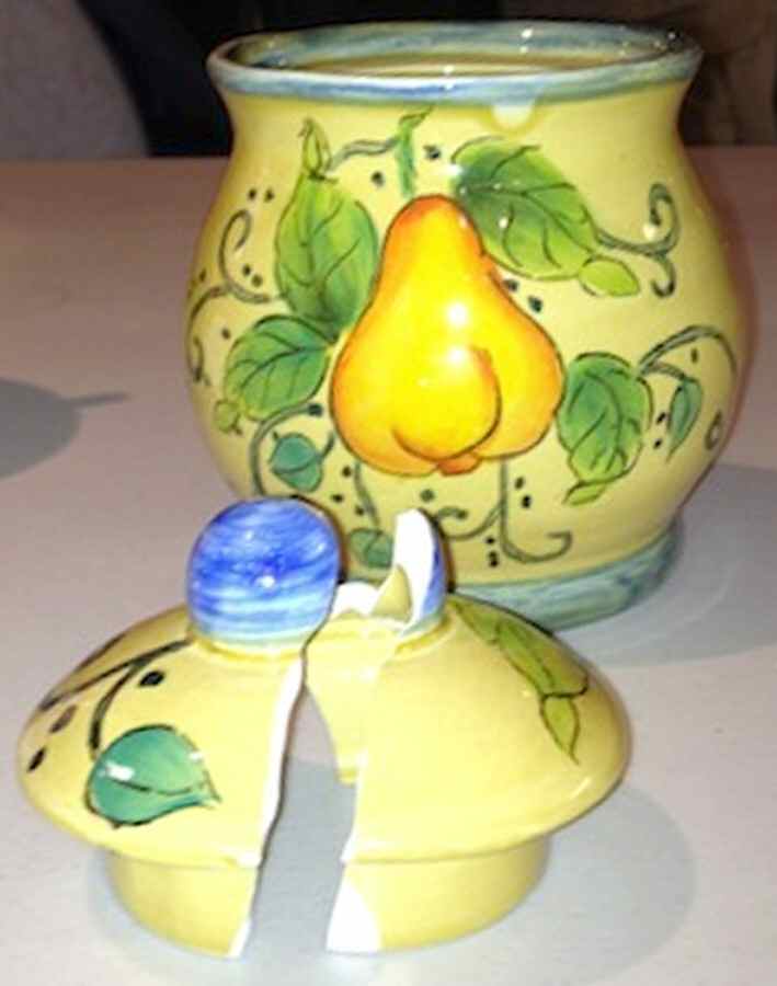 Golden Harvest Sugar Bowl & Lid by Maxcera Corp-1