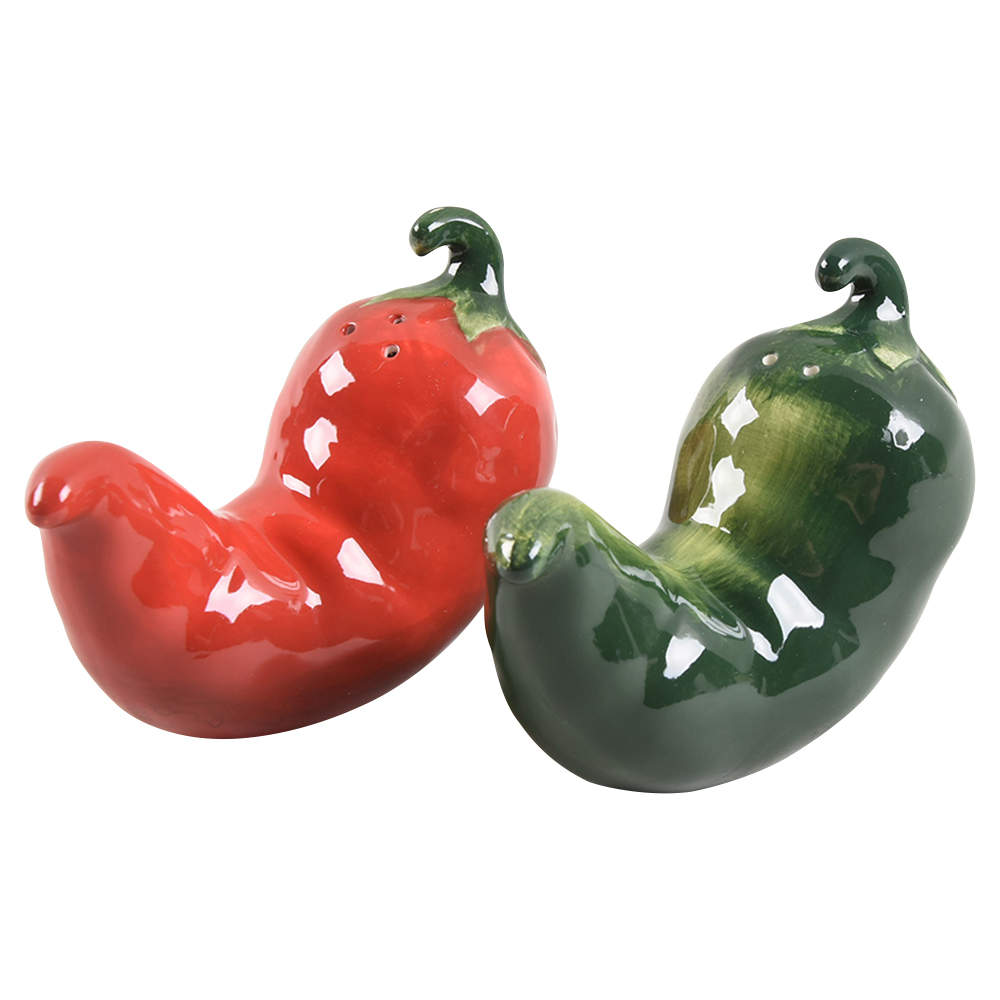 Chili Pepper Figural Salt & Pepper Set by Certified International-1
