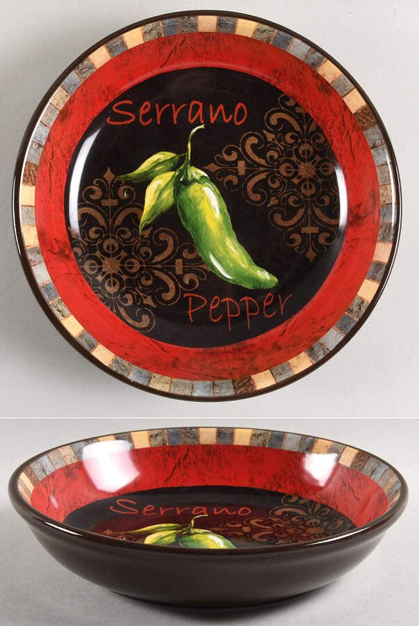 Chili Pepper Coupe Soup Bowl by Certified International-1