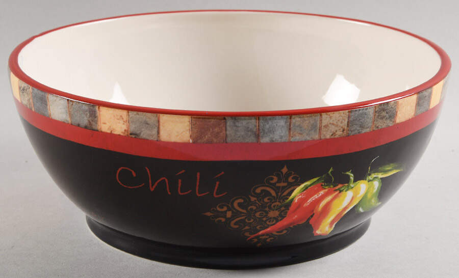 Chili Pepper 9" Round Vegetable Bowl by Certified International-1