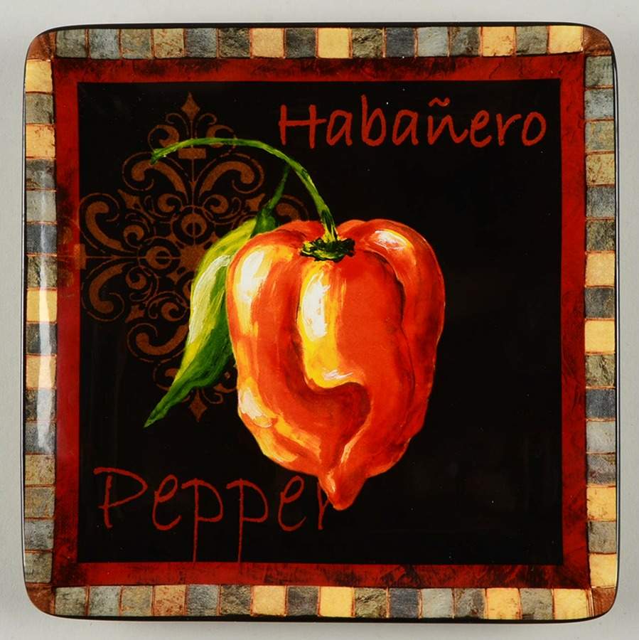 Chili Pepper Square Salad Plate by Certified International-1