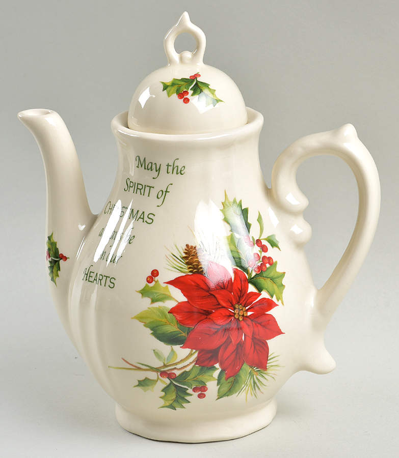 Season of Peace Teapot & Lid by Cracker Barrel-1