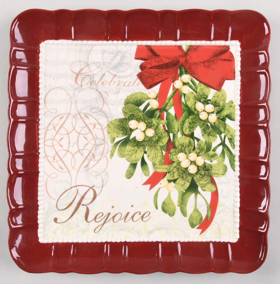 Season of Peace Square Dinner Plate by Cracker Barrel-1