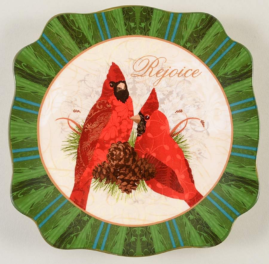 Season of Peace Square Salad Plate by Cracker Barrel-1