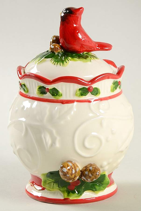 Season of Peace Sugar Bowl & Lid by Cracker Barrel-1