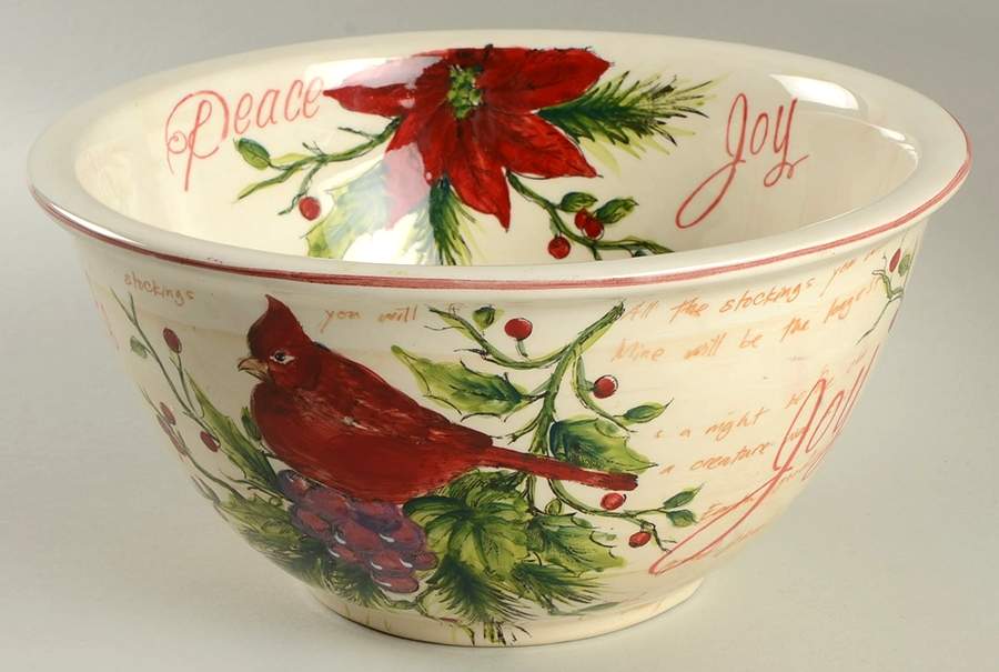 Season of Peace 9" Mixing Bowl by Cracker Barrel-1