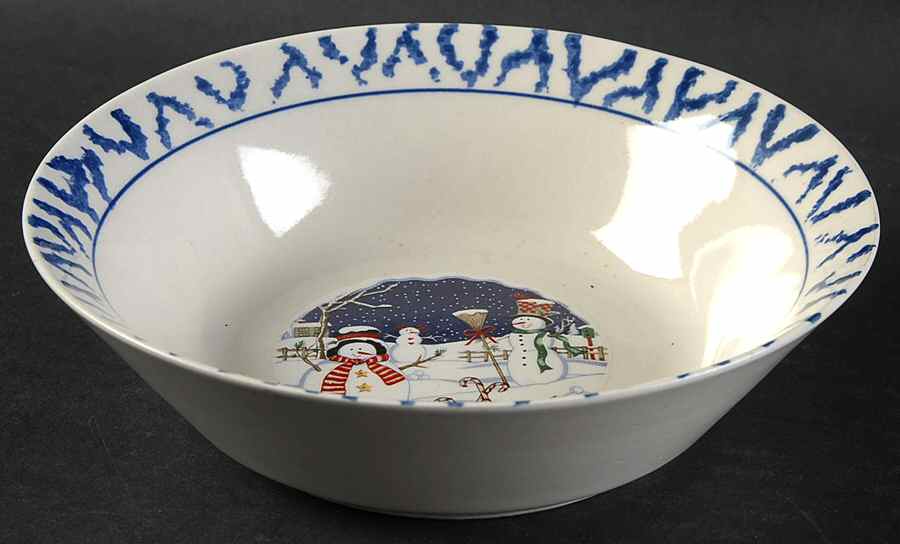 Let It Snow Coupe Cereal Bowl by China (Made in China)-1