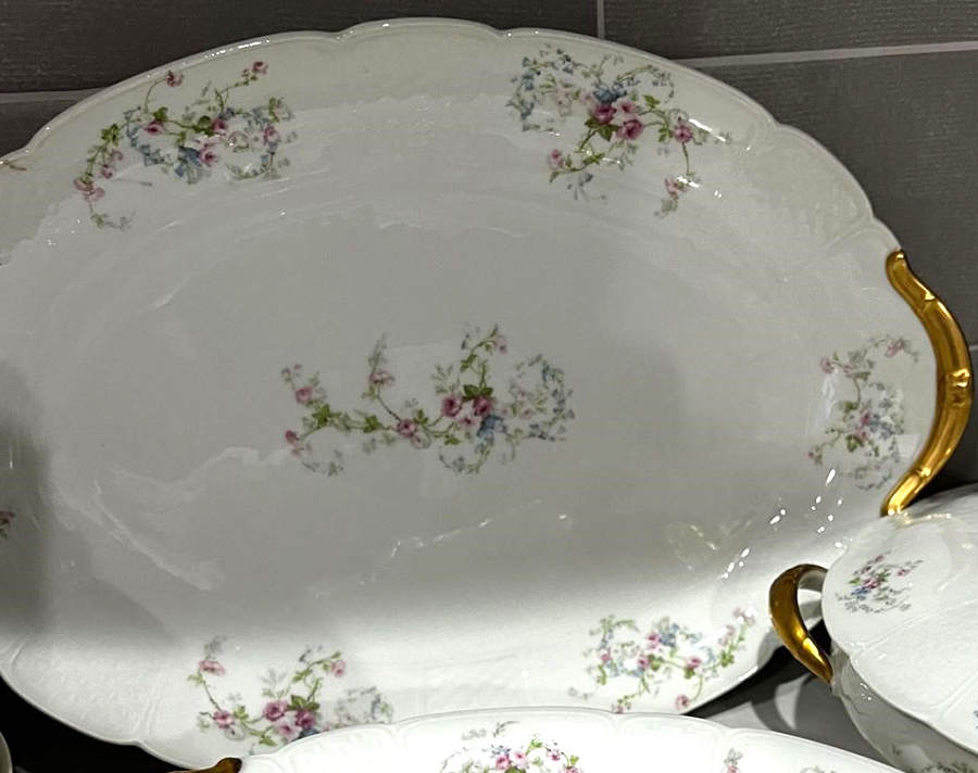CHF360 16" Oval Serving Platter by Charles Field Haviland-1