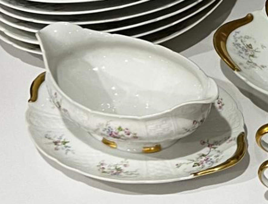 CHF360 Gravy Boat with Attached Underplate by Charles Field Haviland-1