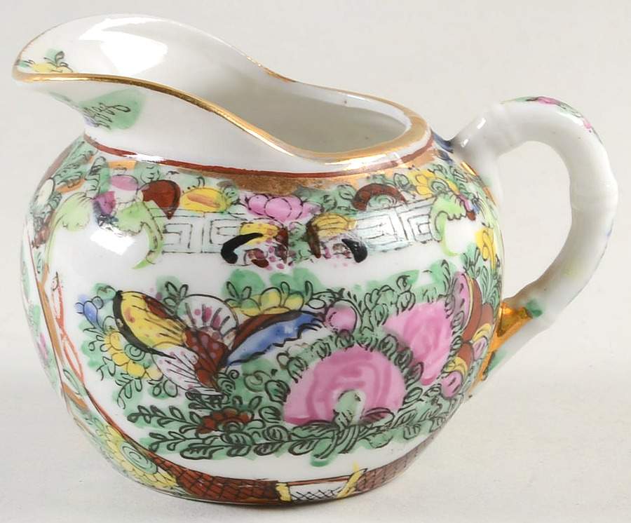 Rose Medallion (No People) Creamer by China (Made in China)-1