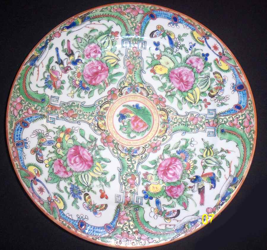 Rose Medallion (No People) Dinner Plate by China (Made in China)-1