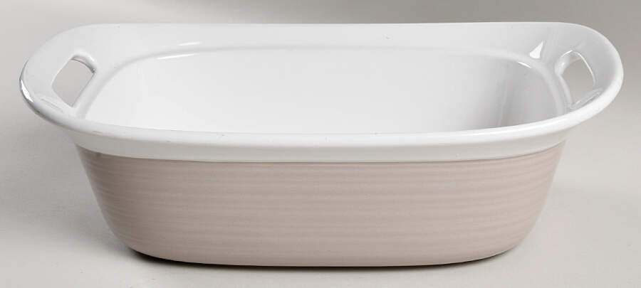 Etch Sand 2.5 Quart Rectangular Casserole No Lid by Corning Corelle-1