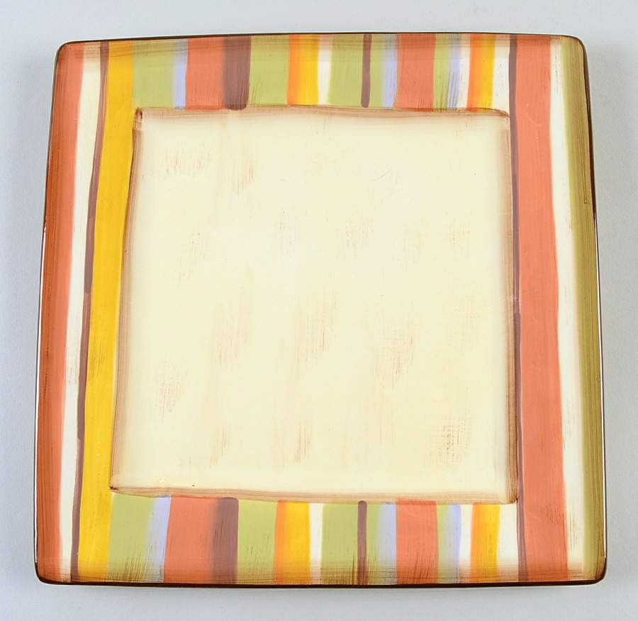 Sedona Square Dinner Plate by Clay Art-1