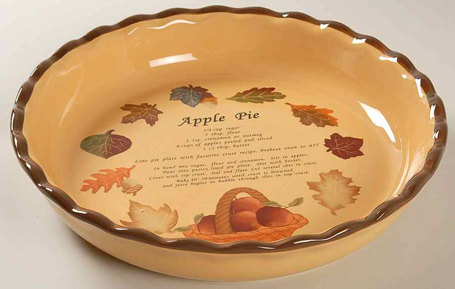 Harvest 11" Pie Baking Plate by China (Made in China)-1