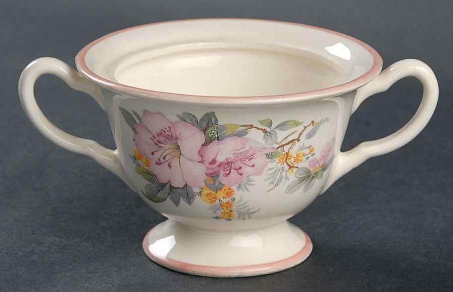 1240 Sugar Bowl No Lid by Crooksville-1