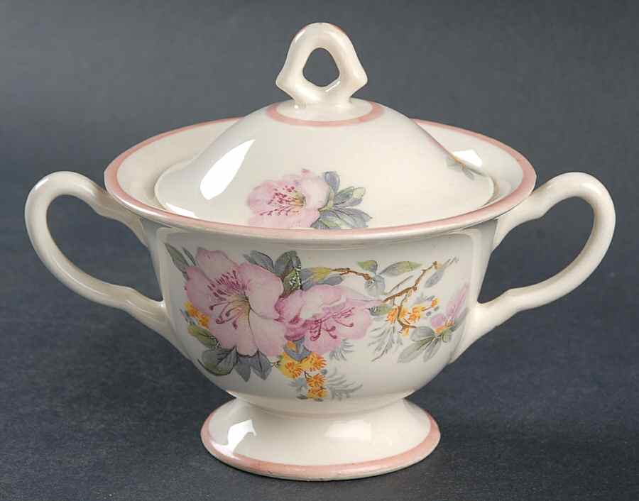 1240 Sugar Bowl & Lid by Crooksville-1