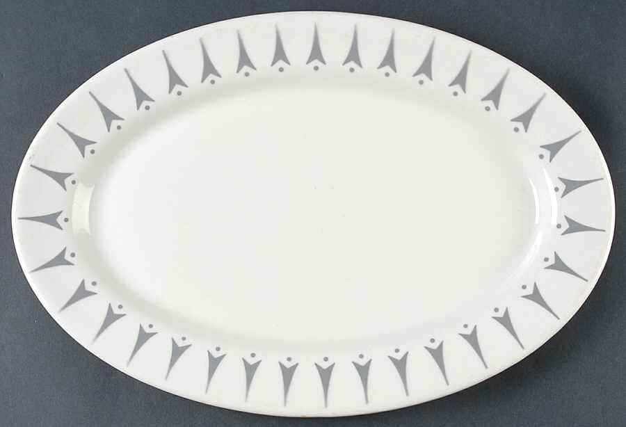 CRB25 13" Oval Serving Platter by Caribe-1