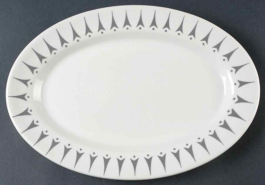 CRB25 12" Oval Serving Platter by Caribe-1