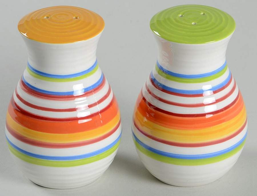 Calypso Salt & Pepper Set by Clay Art-1