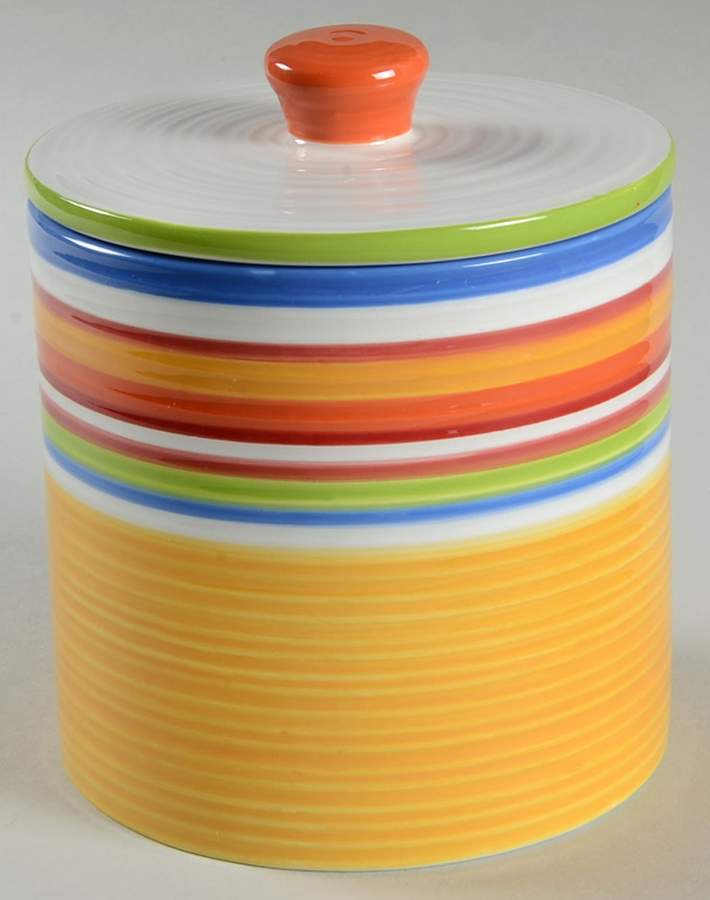 Calypso Small Canister & Lid by Clay Art-1