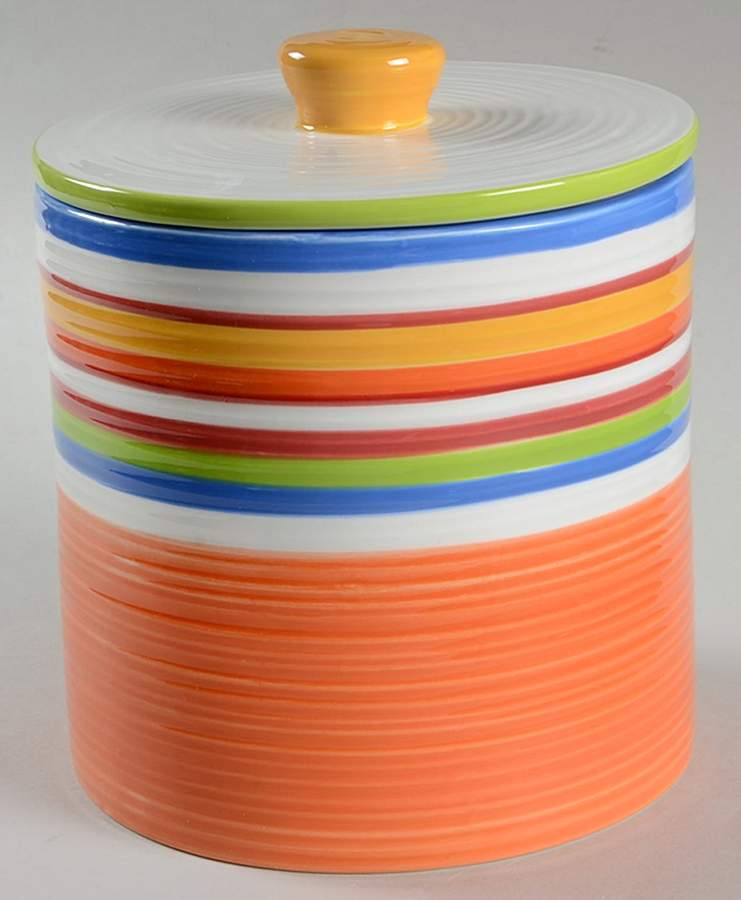 Calypso Large Canister & Lid by Clay Art-1
