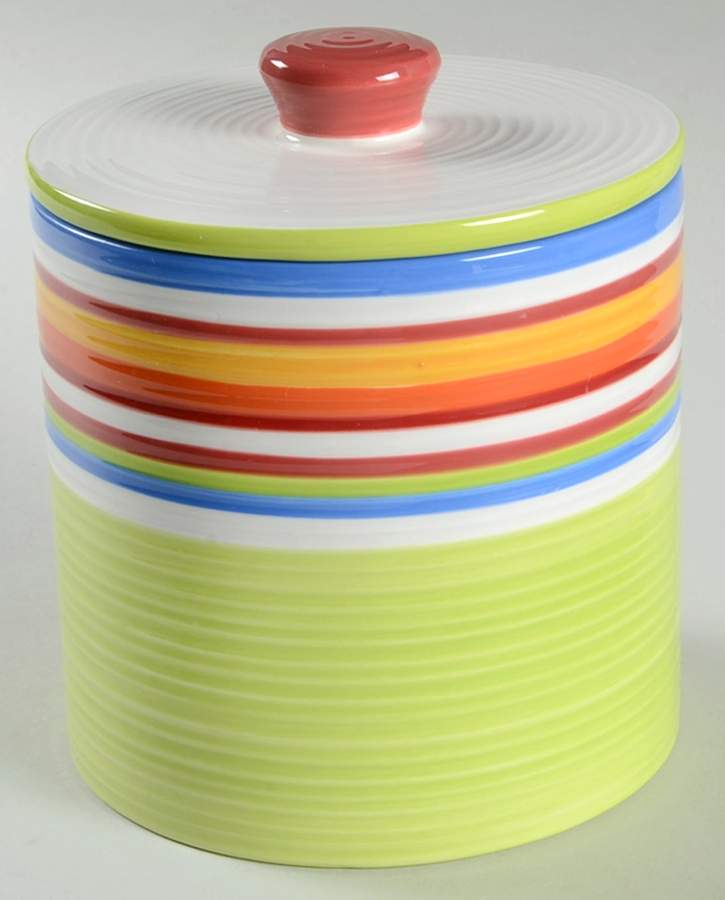 Calypso Medium Canister & Lid by Clay Art-1