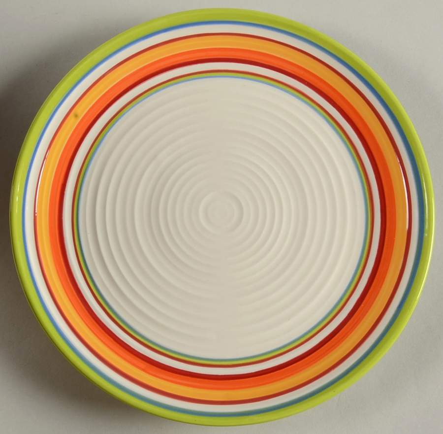 Calypso Salad Plate by Clay Art-1