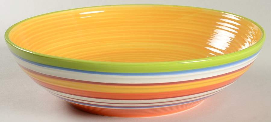 Calypso 11" Round Serving Bowl by Clay Art-1