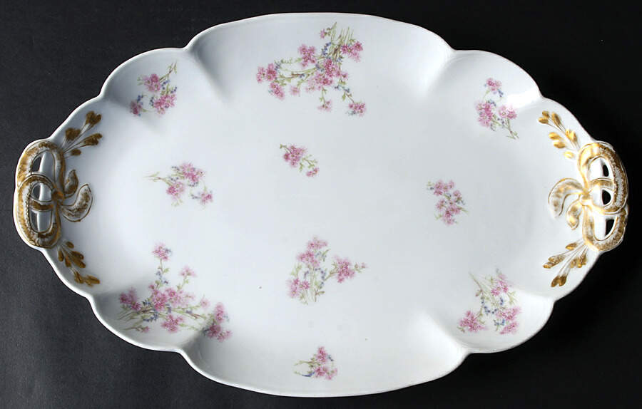CHF1749 16" Oval Serving Platter by Charles Field Haviland-1