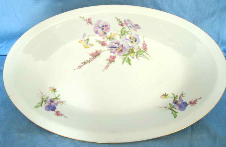 053760 12" Oval Serving Platter by Chodziez-Poland-1