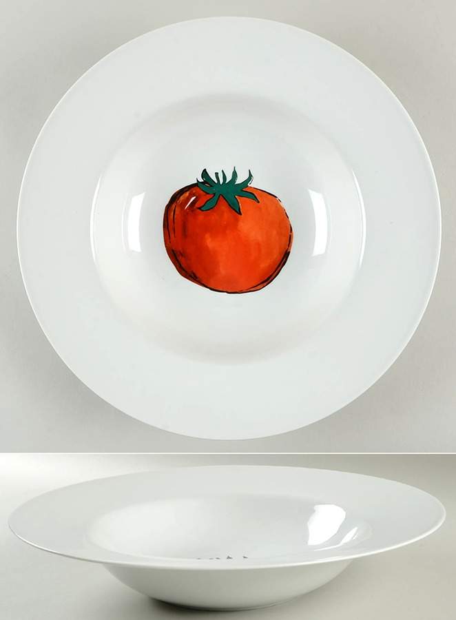 Tomate 14" Pasta Serving Bowl by Crate & Barrel-1