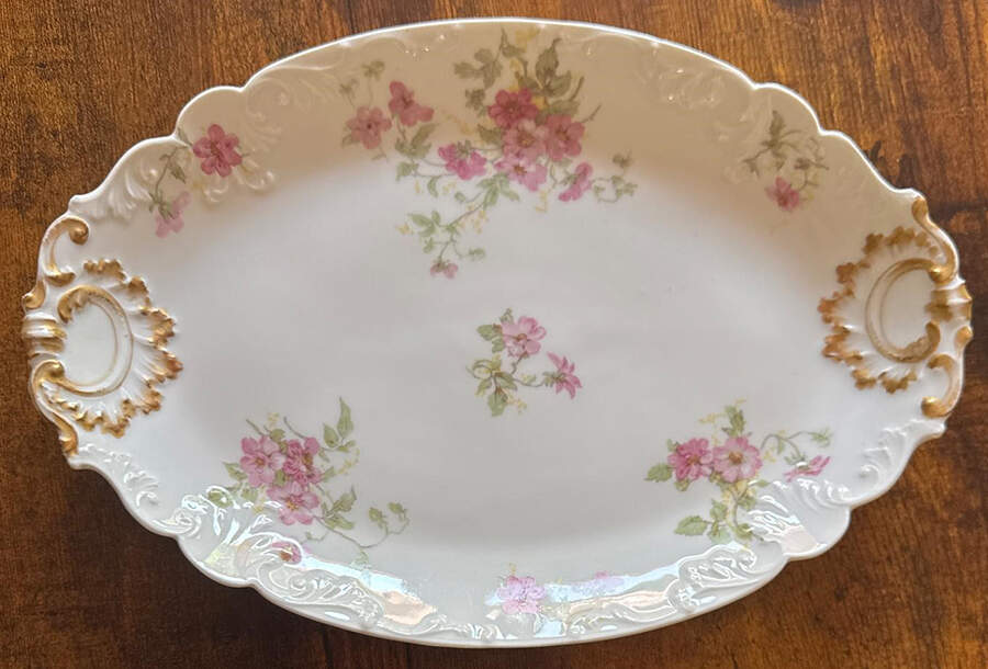 CHF1759 11" Oval Serving Platter by Charles Field Haviland-1