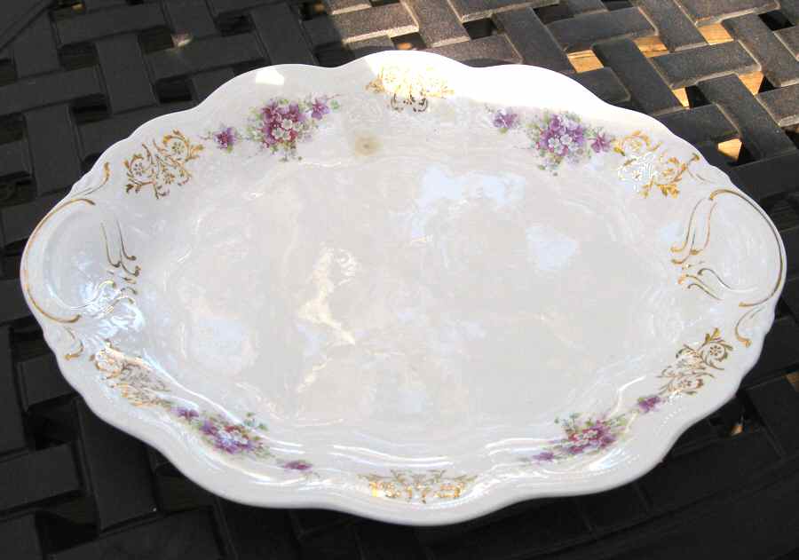 CRP230 12" Oval Serving Platter by Crown Potteries-1