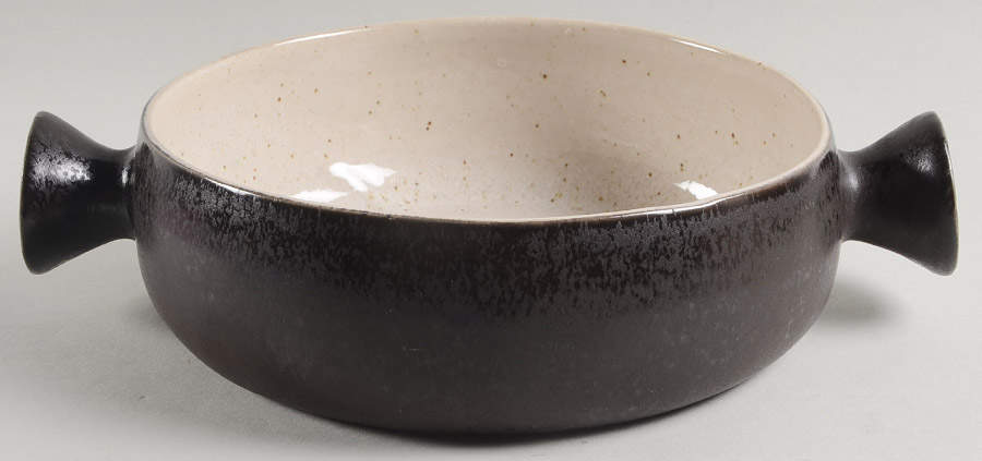 Wilder 8" Handled Round Serving Bowl by Crate & Barrel-1