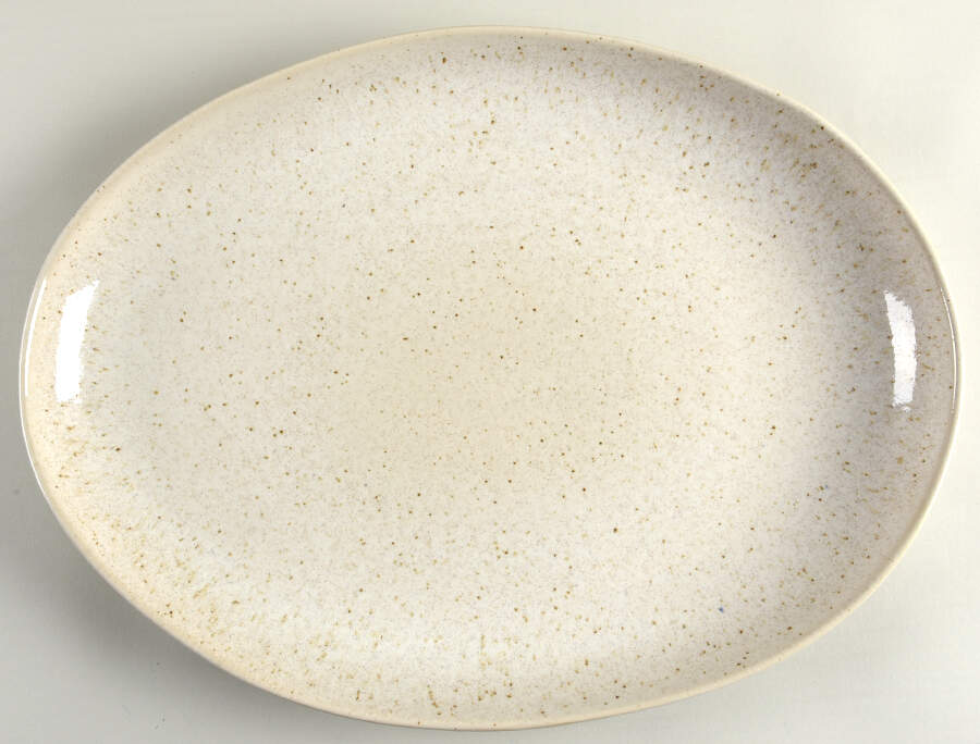 Wilder 18" Oval Serving Platter by Crate & Barrel-1