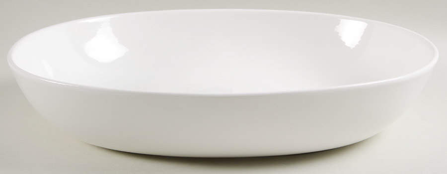 Bennett 14" Oval Vegetable Bowl by Crate & Barrel-1