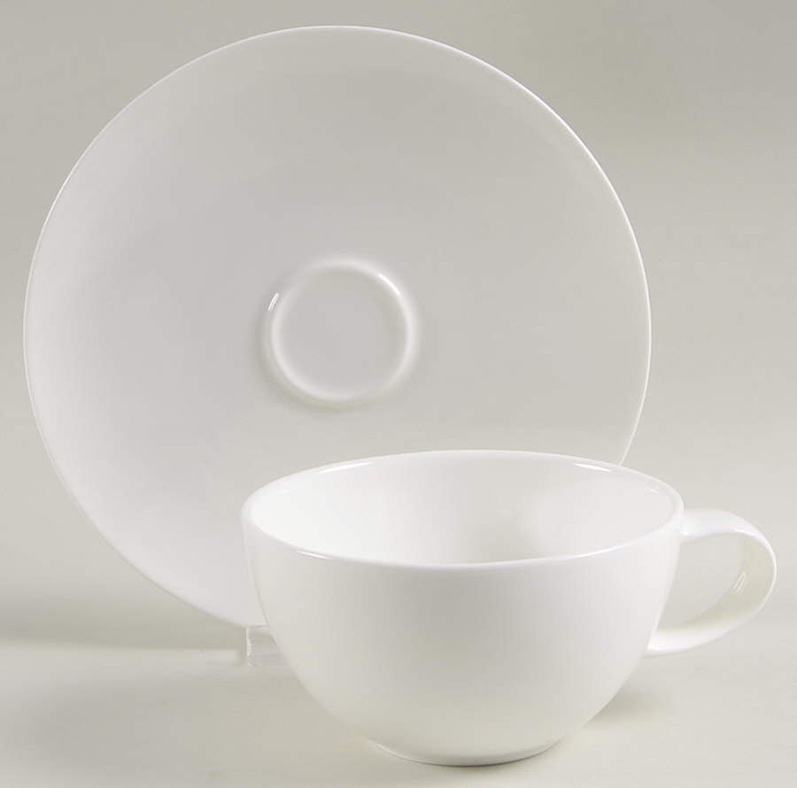 Bennett Flat Cup & Saucer Set by Crate & Barrel-1