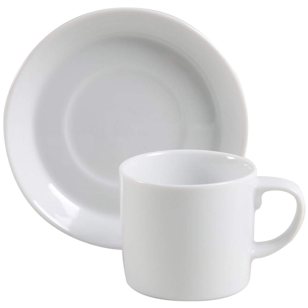 Verge Espresso Cup and Saucer Set by Crate & Barrel-1