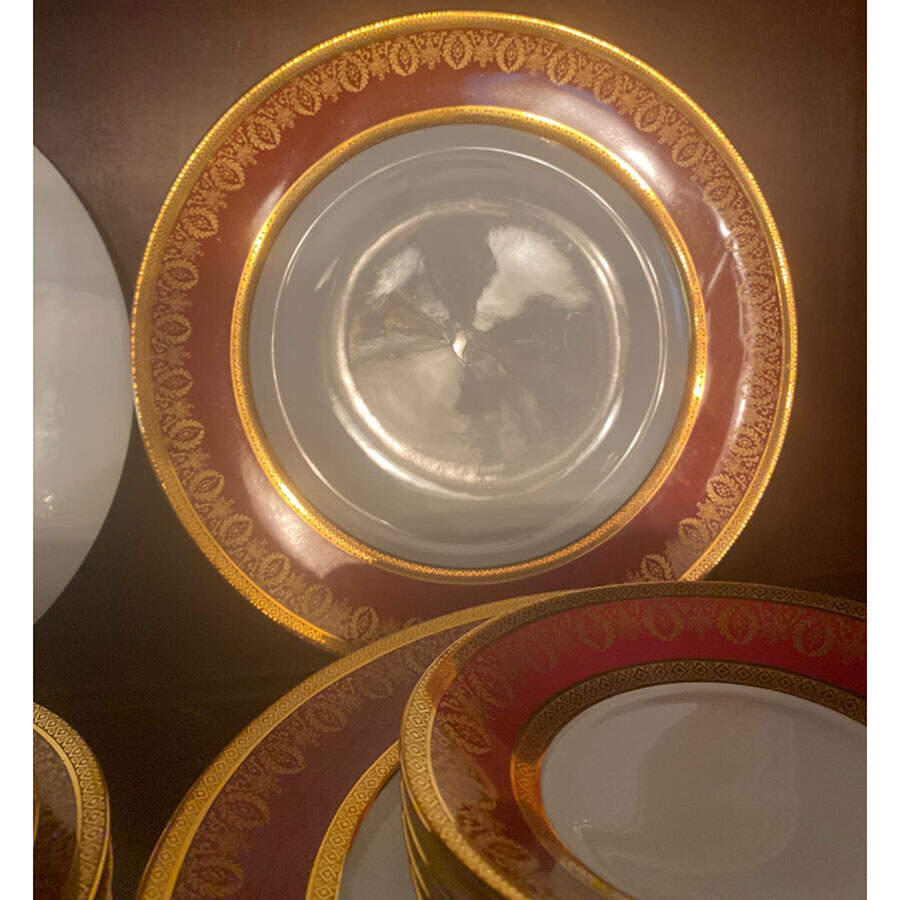 CHF1762 Service Plate (Charger) by Charles Field Haviland-1