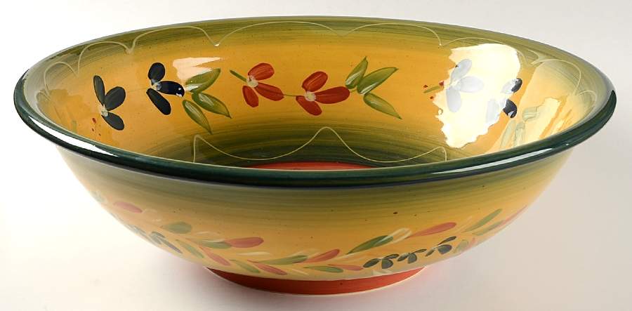 La Province 14" Round Serving Bowl by Corsica Home-1