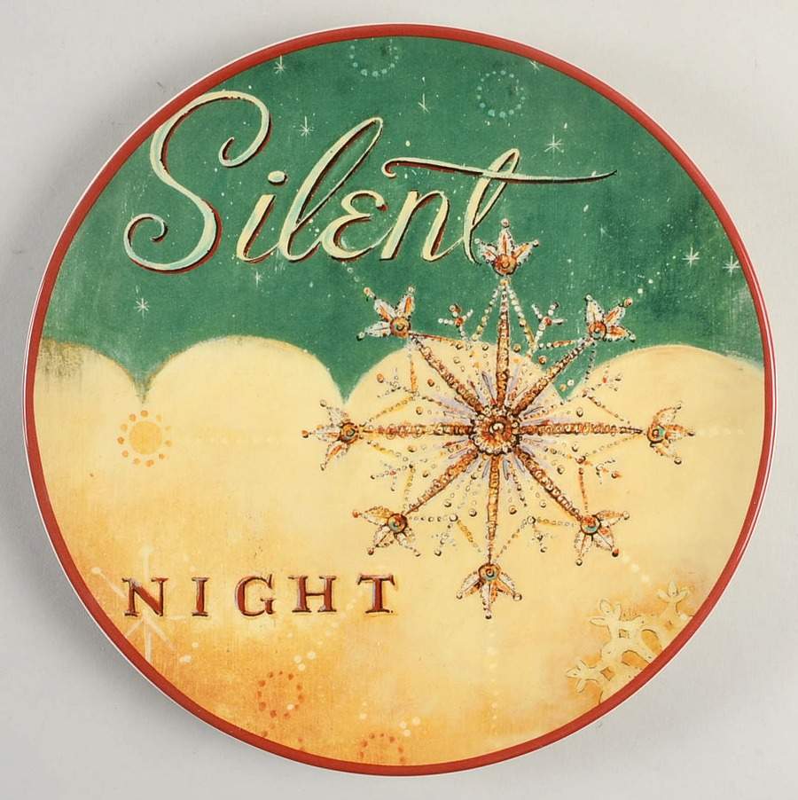 Seasons Greetings Dessert/Pie Plate by Certified International-1