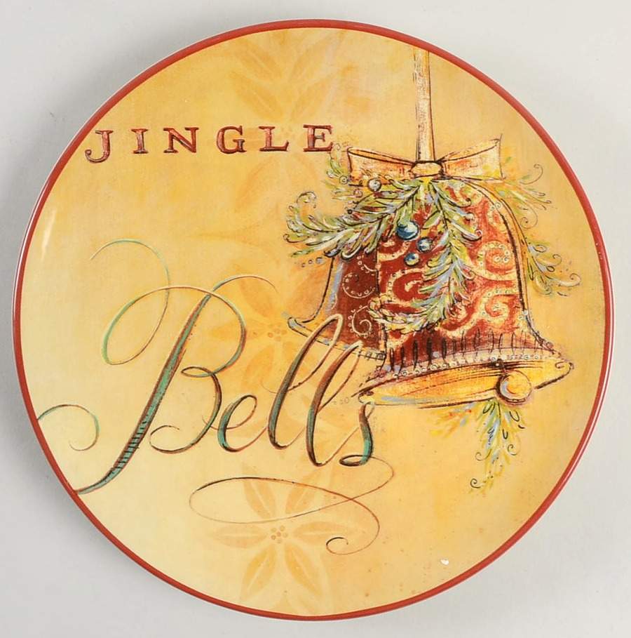 Seasons Greetings Dessert/Pie Plate by Certified International-1