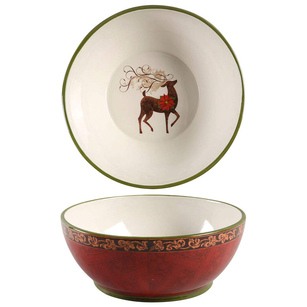 Winter Garden 9" Round Serving Bowl by Certified International-1
