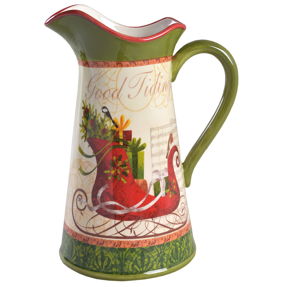 Winter Garden Large Pitcher by Certified International-1