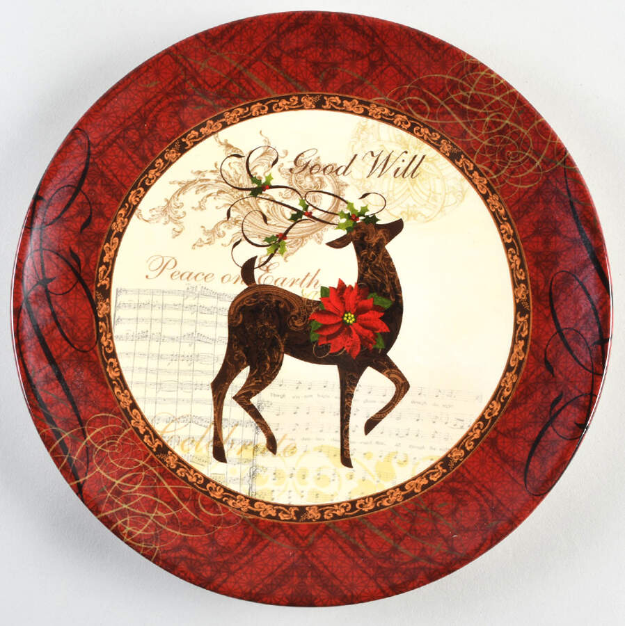 Winter Garden Dinner Plate by Certified International-1