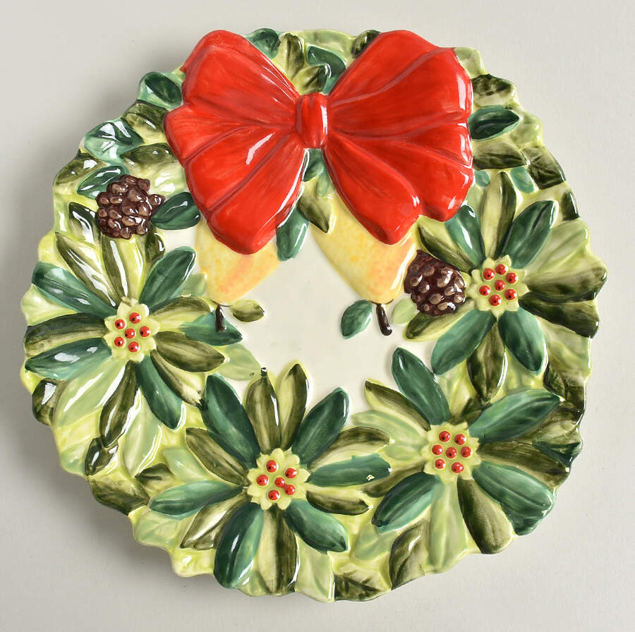 Winter Garden Figural Dessert/Pie Plate by Certified International-1