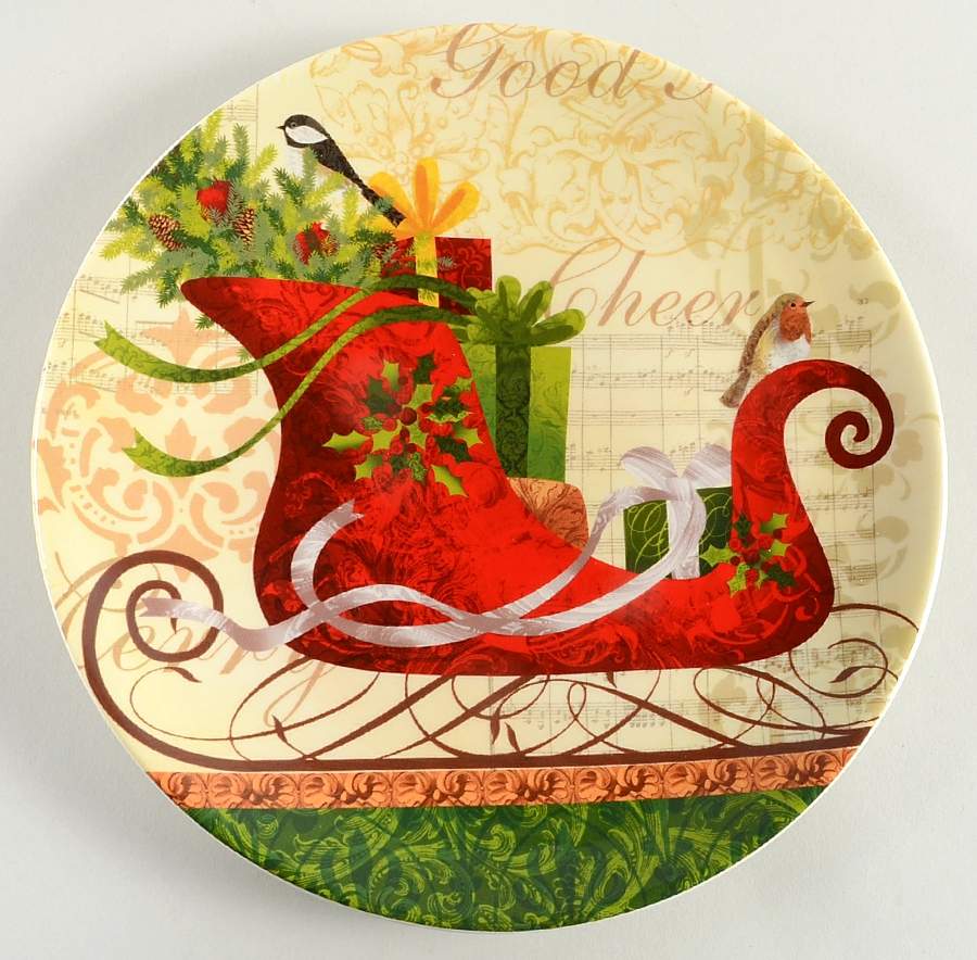 Winter Garden Salad Plate by Certified International-1
